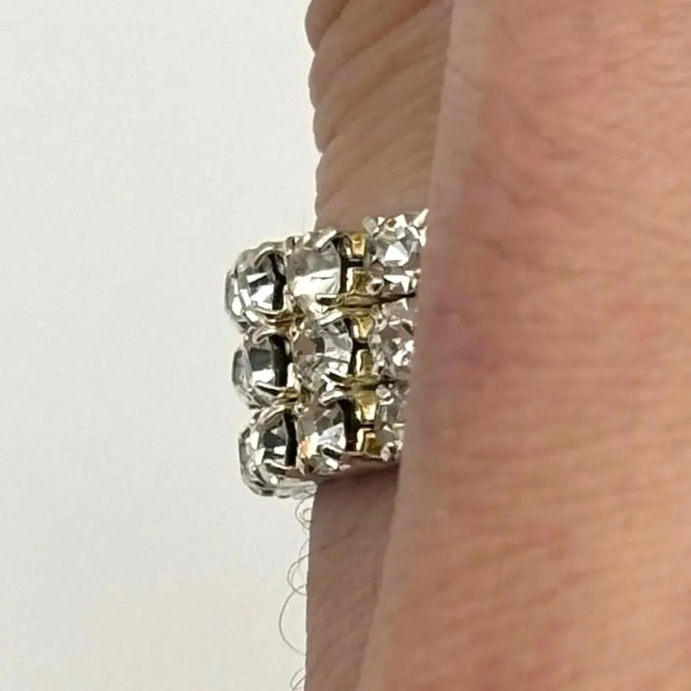 Silver Crystal Ring